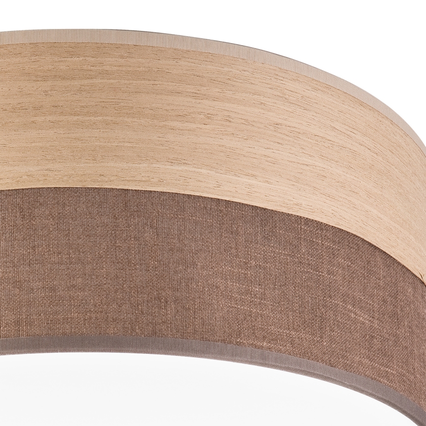 Plafonnier SIRJA WOOD LED/36W/230V d. 45 cm marron/chêne