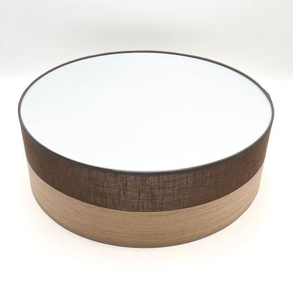 Plafonnier SIRJA WOOD LED/36W/230V d. 45 cm marron/chêne