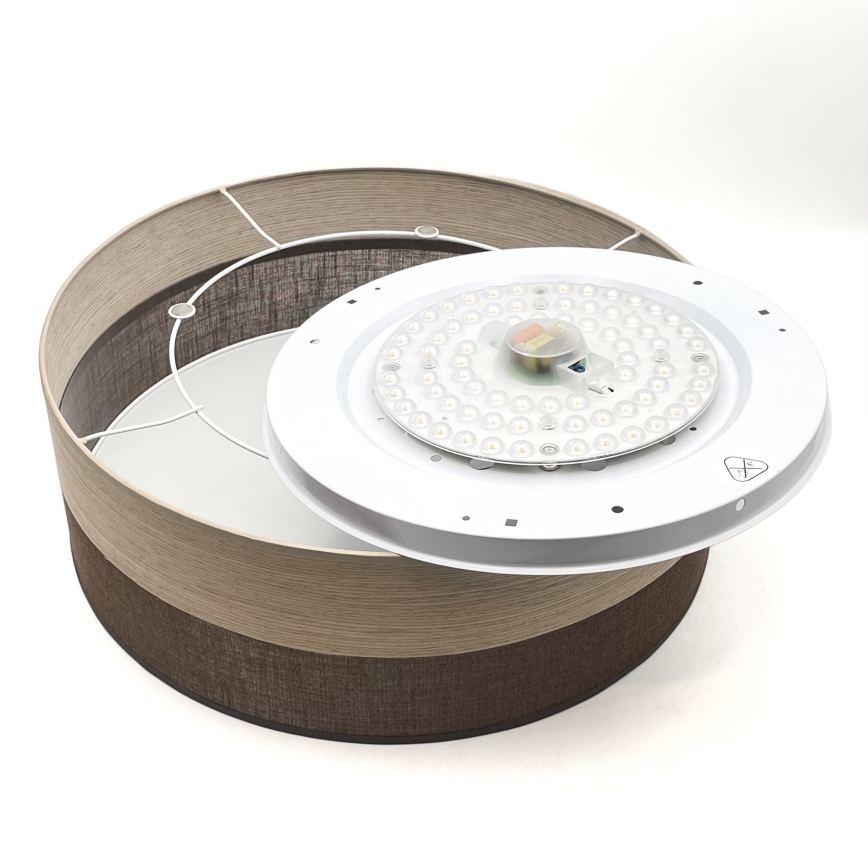 Plafonnier SIRJA WOOD LED/36W/230V d. 45 cm marron/chêne
