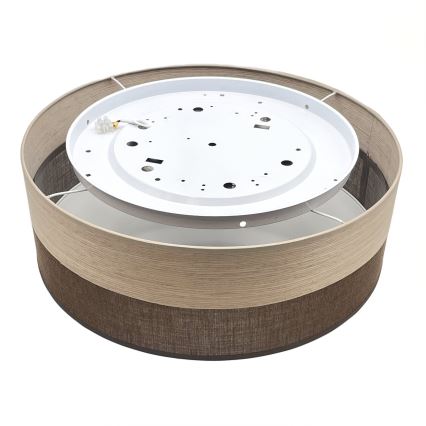 Plafonnier SIRJA WOOD LED/36W/230V d. 45 cm marron/chêne