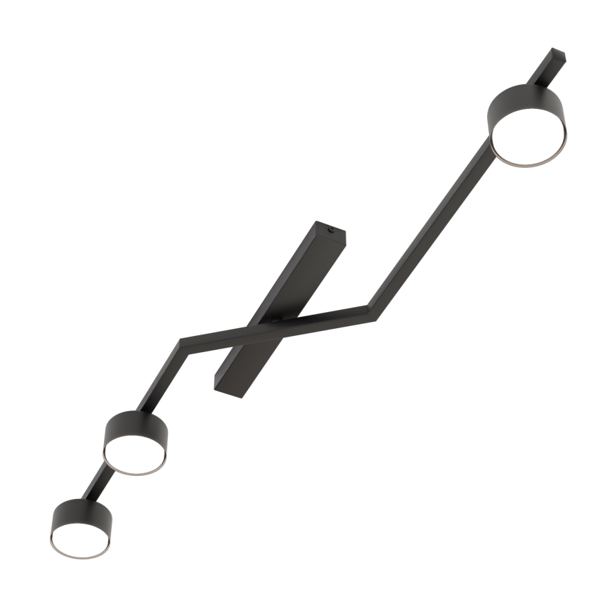 Plafonnier SKAN 3xGX53/12W/230V noir