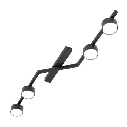 Plafonnier SKAN 4xGX53/12W/230V noir