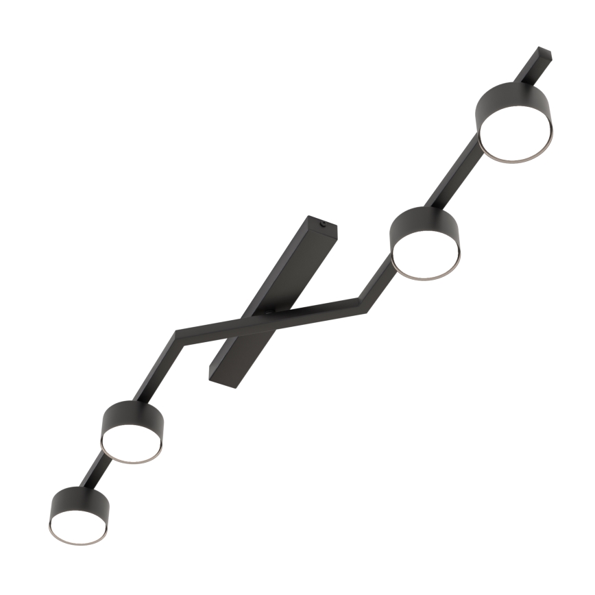 Plafonnier SKAN 4xGX53/12W/230V noir