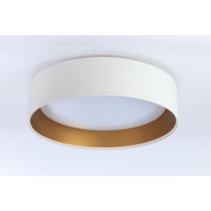 Plafonnier à intensité variable SMART GALAXY LED/24W/230V d. 45 cm 2700-6500K Wi-Fi Tuya blanc/doré + Télécommande