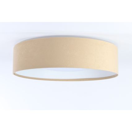 Plafonnier à intensité variable SMART GALAXY LED/36W/230V d. 55 cm 2700-6500K Wi-Fi Tuya beige/blanc + Télécommande