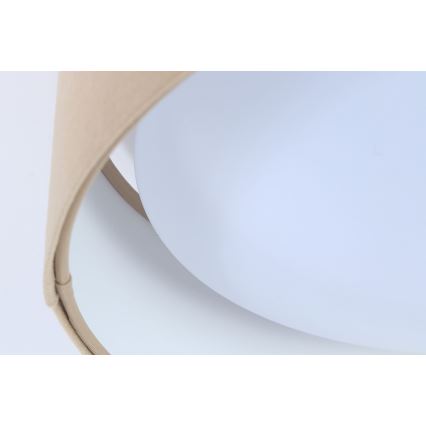 Plafonnier à intensité variable SMART GALAXY LED/36W/230V d. 55 cm 2700-6500K Wi-Fi Tuya beige/blanc + Télécommande