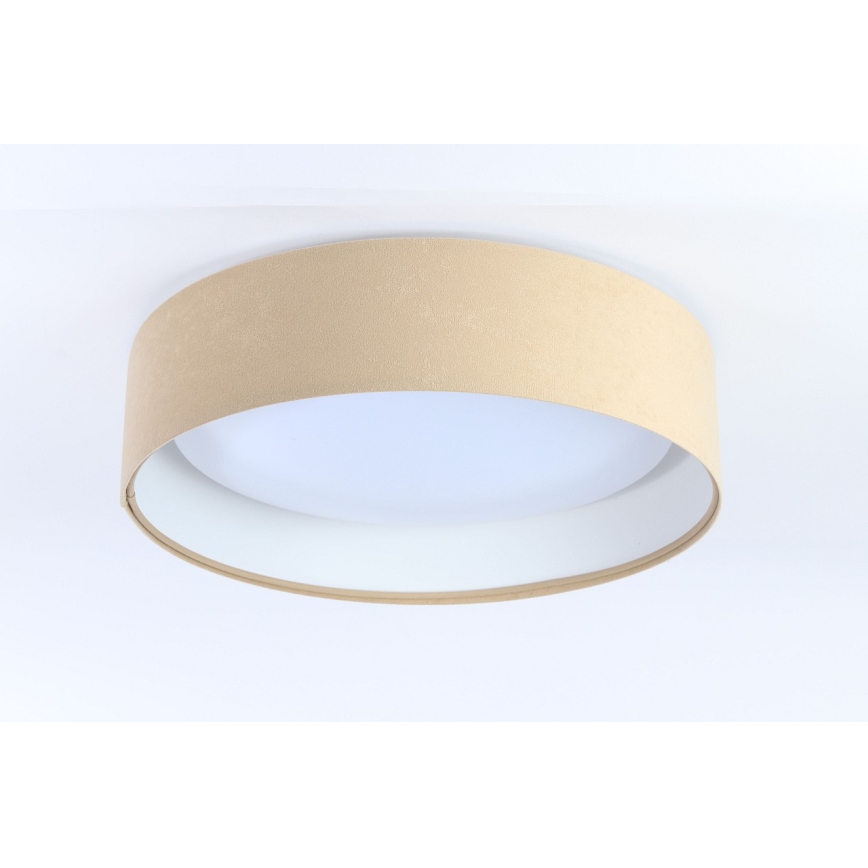 Plafonnier à intensité variable SMART GALAXY LED/36W/230V d. 55 cm 2700-6500K Wi-Fi Tuya beige/blanc + Télécommande