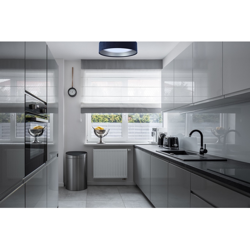 Plafonnier à intensité variable SMART GALAXY LED/36W/230V d. 55 cm 2700-6500K Wi-Fi Tuya bleu/argenté + télécommande