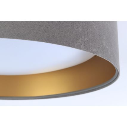 Plafonnier à intensité variable SMART GALAXY LED/36W/230V d. 55 cm 2700-6500K Wi-Fi Tuya gris/doré + Télécommande