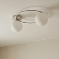 Plafonnier SOPRA 2xE14/10W/230V beige/blanc