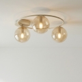 Plafonnier SOPRA 3xE14/10W/230V beige/beige fumé