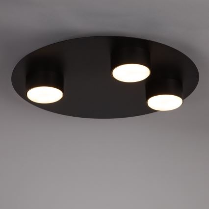Plafonnier STAR 3xGX53/12W/230V noir