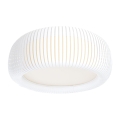 Plafonnier STRIPES 2xE27/40W/230V Ø 55 cm blanc/crème