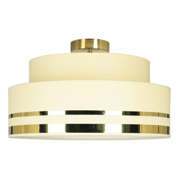 Plafonnier TAMI 1xE27/60W/230V beige/doré