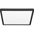 Plafonnier TERY LED/40W/230V 3000/4000/6000K 50x50 cm IP40 noir