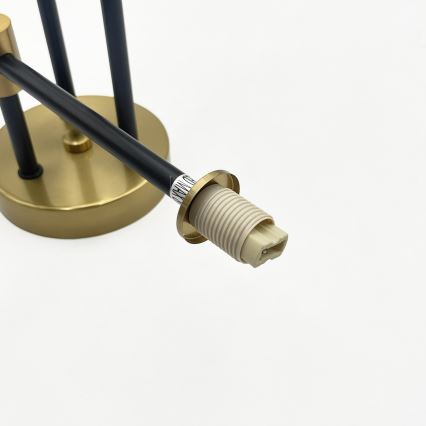 Plafonnier TESSA 6xG9/5W/230V laiton/noir fumé