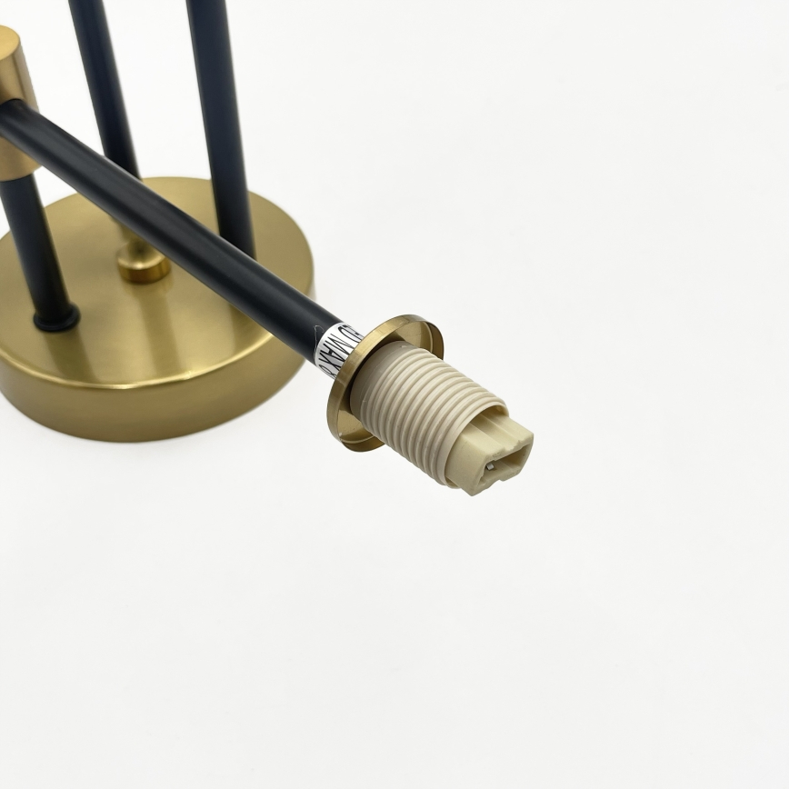 Plafonnier TESSA 6xG9/5W/230V laiton/noir fumé