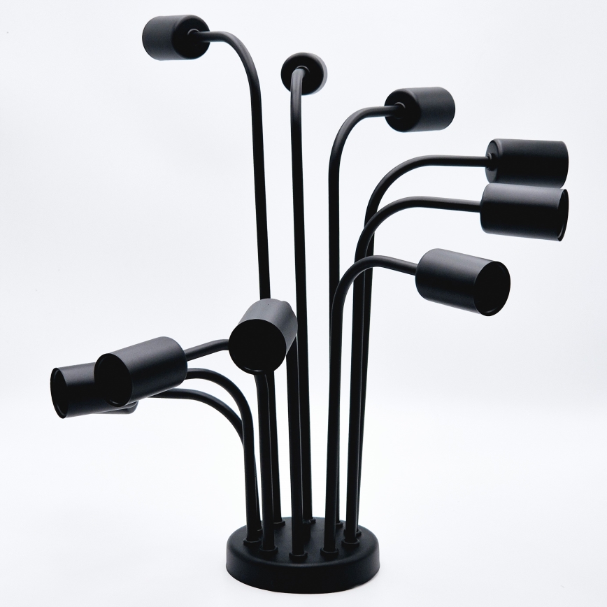 Plafonnier TRINITY 10xE27/15W/230V noir
