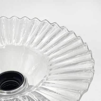 Plafonnier TRISH 1xE27/15W/230V chrome brillant/transparent