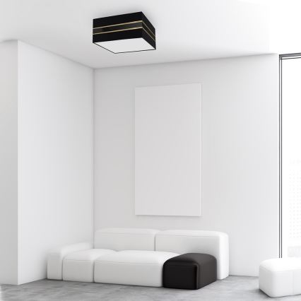 Plafonnier ULTIMO 2xE27/60W/230V noir