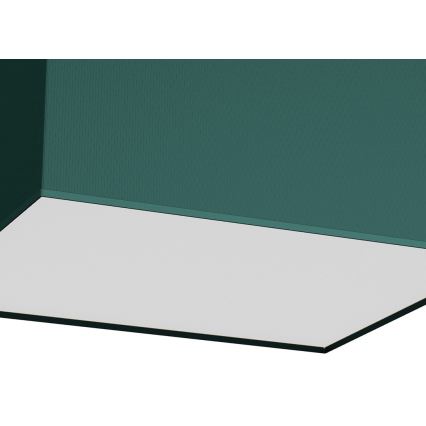 Plafonnier VERDE 3xE27/60W/230V 50x50 cm vert