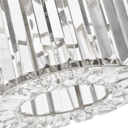 Plafonnier VETRO 1xE27/15W/230V Ø 24,5 cm chrome mat