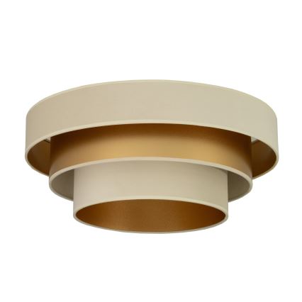 Plafonnier WENTA 1xE27/60W/230V Ø 50 cm beige/doré