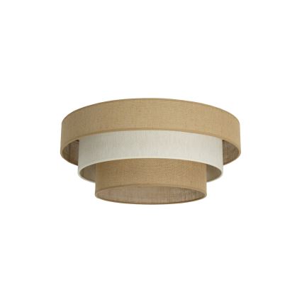 Plafonnier WENTA 1xE27/60W/230V Ø 50 cm jute/crème