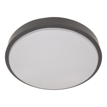 Plafonnier WILTON avec détecteur, 2xE27/60W/230V, Ø 33 cm, anthracite