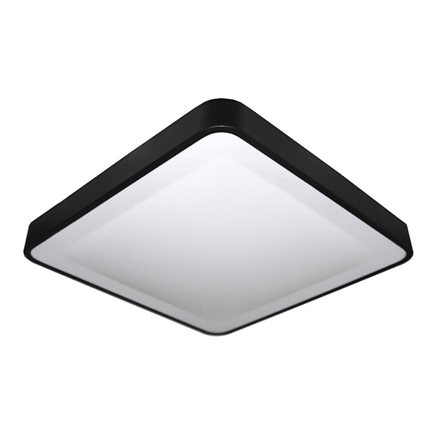 Plafonnier WILTON LED/24W/230V 37,5x37,5 cm noir