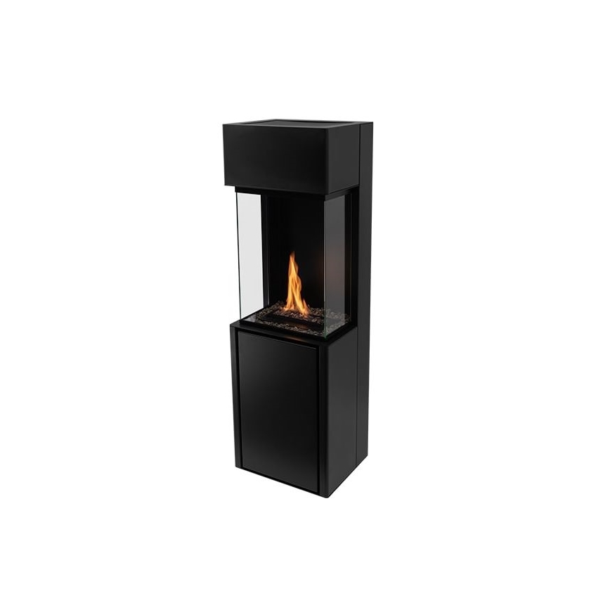 Planika - BIO-open haard met afstandsbediening 126,2x40 cm 3,5kW/230V zwart