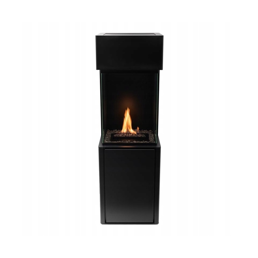 Planika - BIO-open haard met afstandsbediening 126,2x40 cm 3,5kW/230V zwart