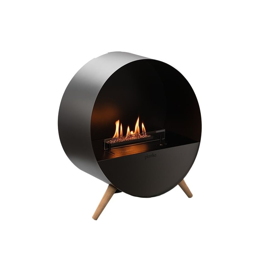 Planika - BIO-open haard met afstandsbediening 72,6x65 cm 2,5kW/230V zwart