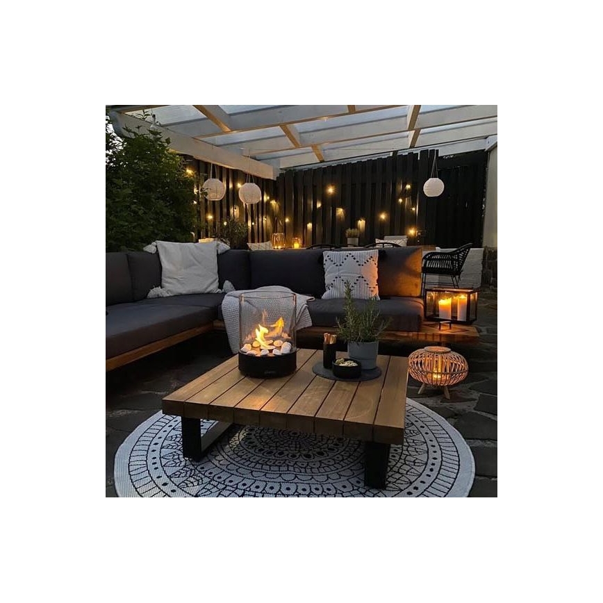 Planika - bio-ethanol haard 32,1x25,1 cm 2,5 kW zwart