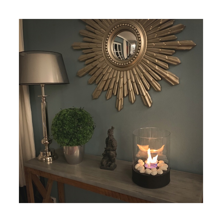 Planika - bio-ethanol haard 32,1x25,1 cm 2,5 kW zwart