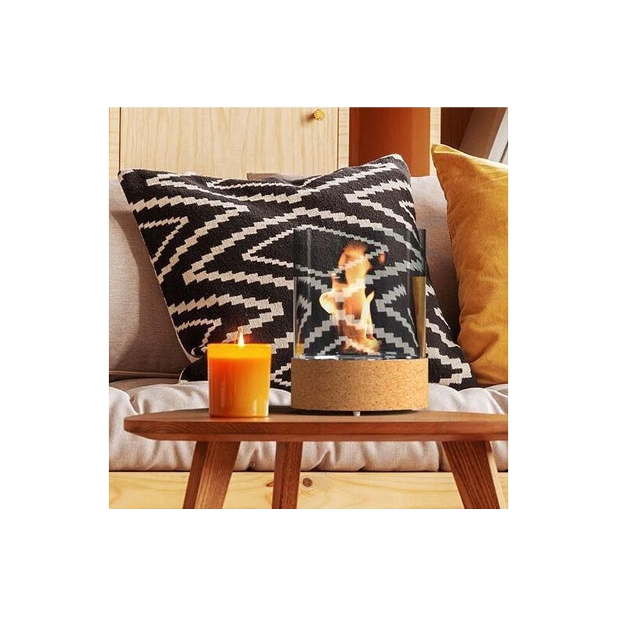 Planika - Cheminée BIO 36,3x25,1 cm 2,5kW beige
