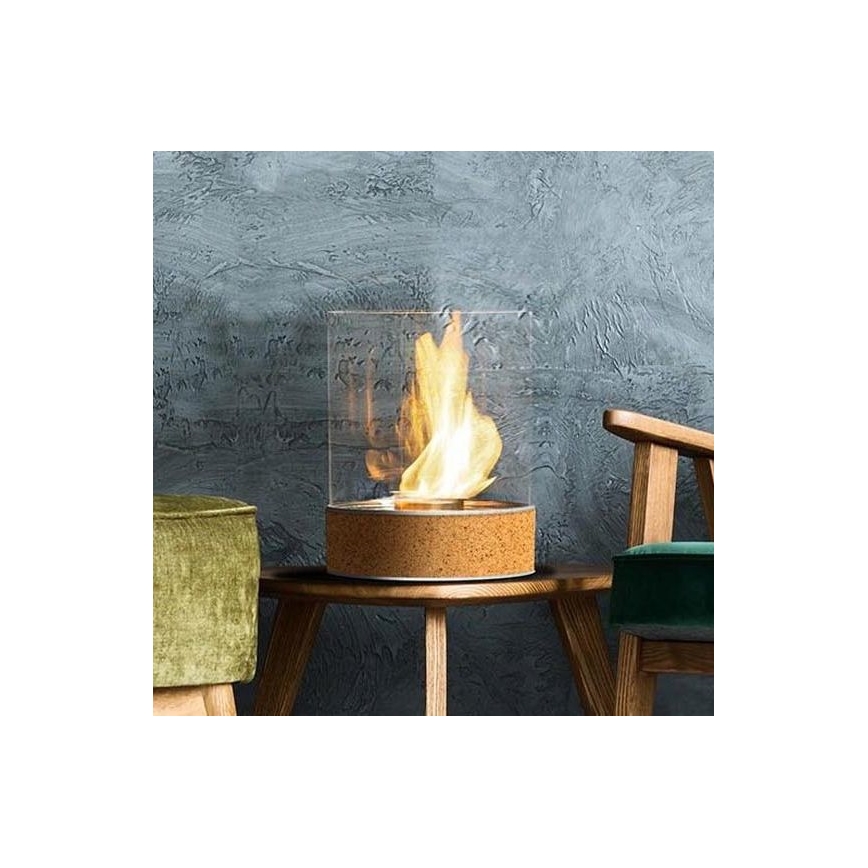 Planika - Cheminée BIO 36,3x25,1 cm 2,5kW beige