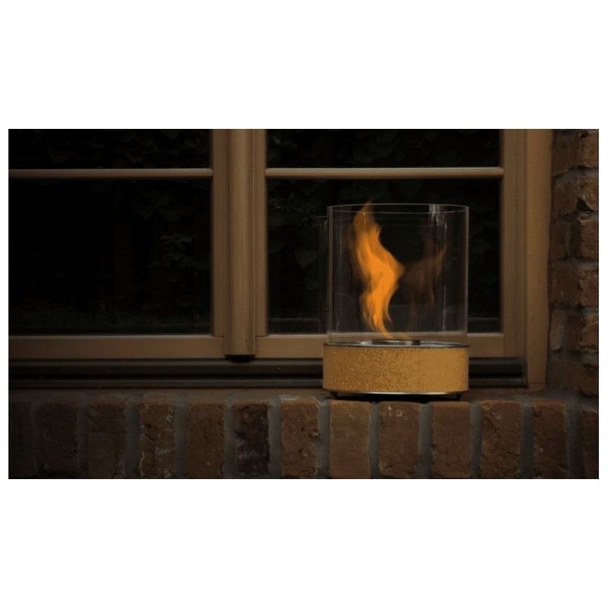 Planika - Cheminée BIO 36,3x25,1 cm 2,5kW beige