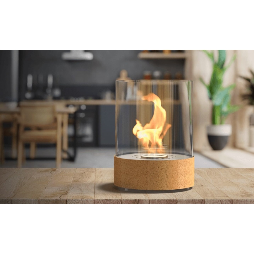 Planika - Cheminée BIO 36,3x25,1 cm 2,5kW beige