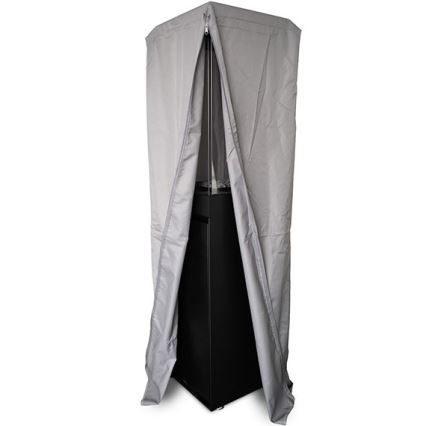 Planika - Cheminée à gaz d'extérieur 142x36 cm 8kW 1xAAA noir + housse de protection