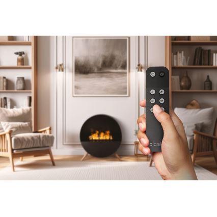 Planika - Cheminée à vapeur d'eau avec télécommande 72,9x65,3 cm 125W/230V noir