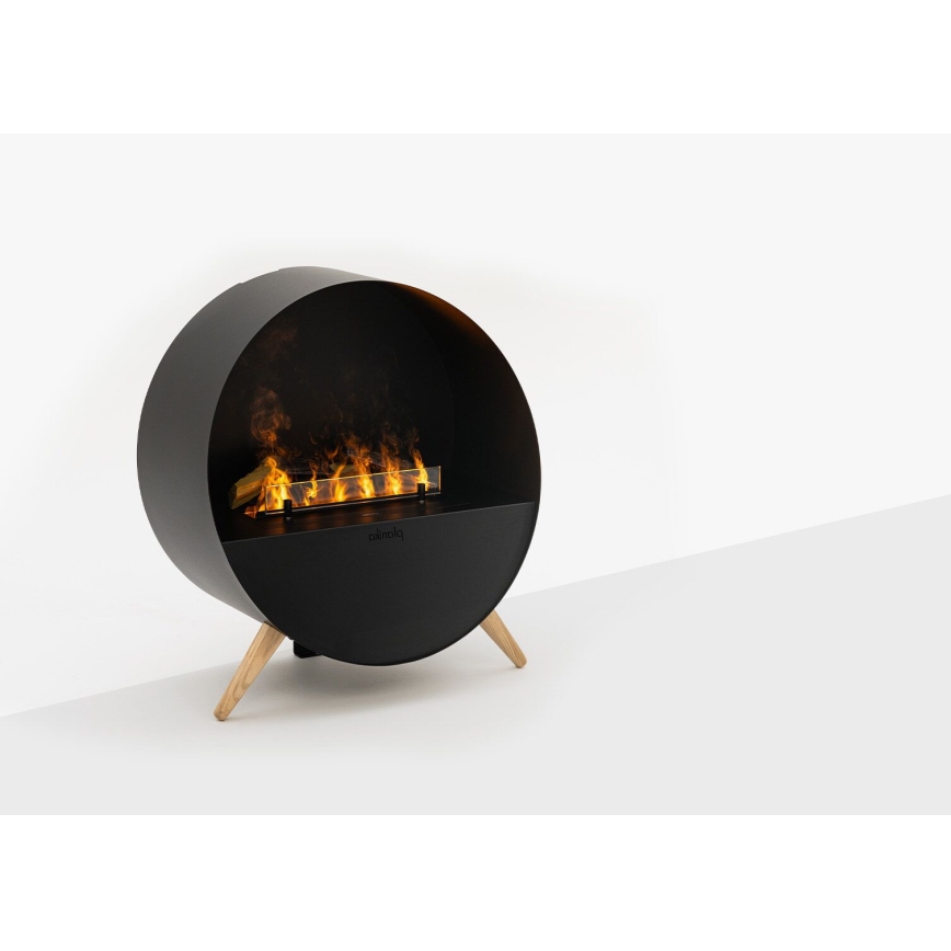 Planika - Cheminée à vapeur d'eau avec télécommande 72,9x65,3 cm 125W/230V noir
