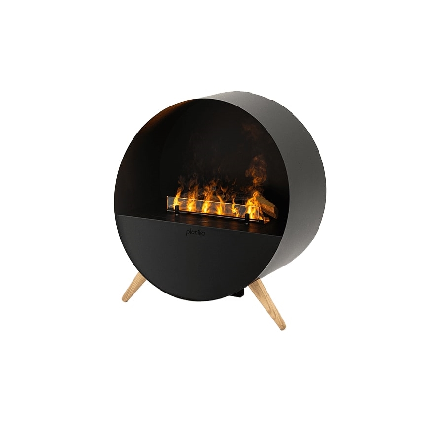 Planika - Cheminée à vapeur d'eau avec télécommande 72,9x65,3 cm 125W/230V noir