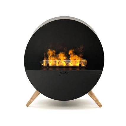 Planika - Cheminée à vapeur d'eau avec télécommande 72,9x65,3 cm 125W/230V noir