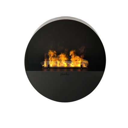 Planika - Cheminée à vapeur d'eau avec télécommande 72,9x65,3 cm 125W/230V noir