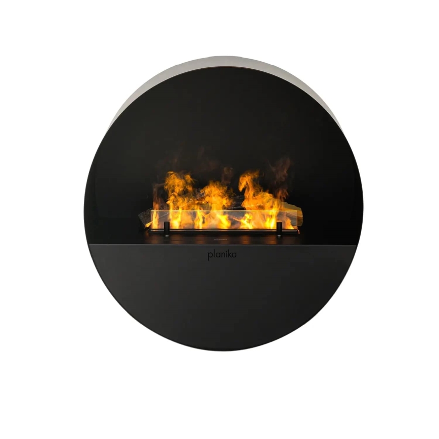 Planika - Cheminée à vapeur d'eau avec télécommande 72,9x65,3 cm 125W/230V noir