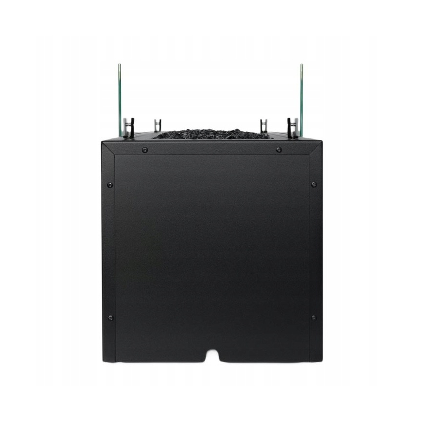 Planika - Buiten gashaard 41,4x69,8 cm 10kW 1xAAA zwart + beschermhoes
