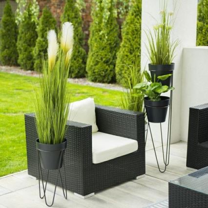 Plantenstandaard LOFT 50x30 cm zwart