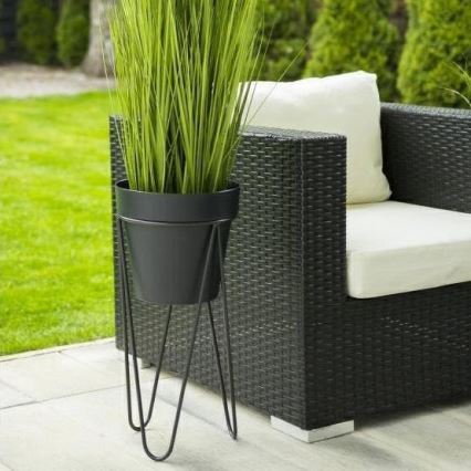 Plantenstandaard LOFT 50x30 cm zwart