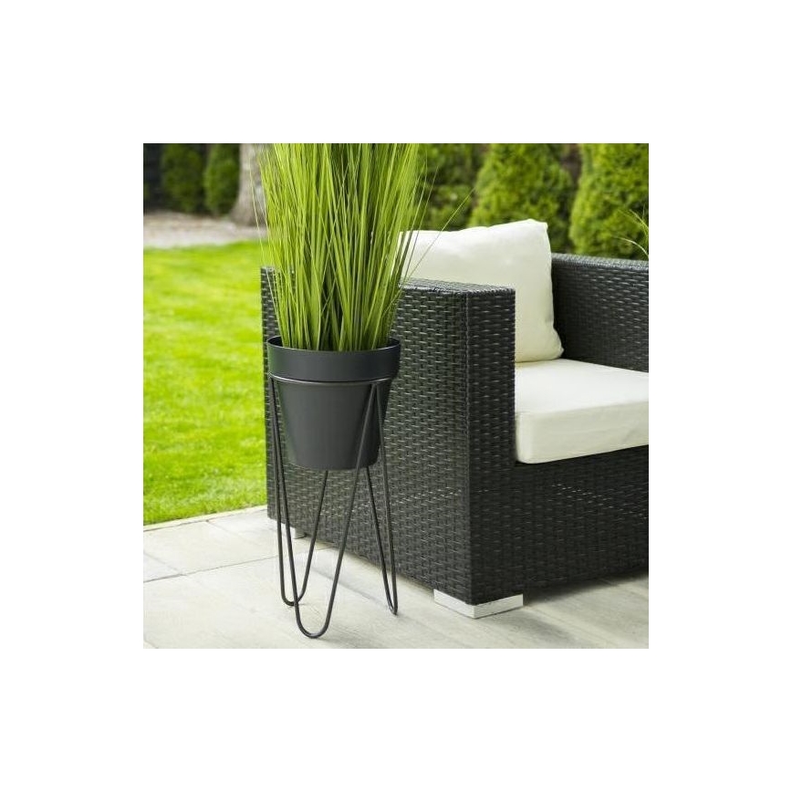 Plantenstandaard LOFT 50x30 cm zwart